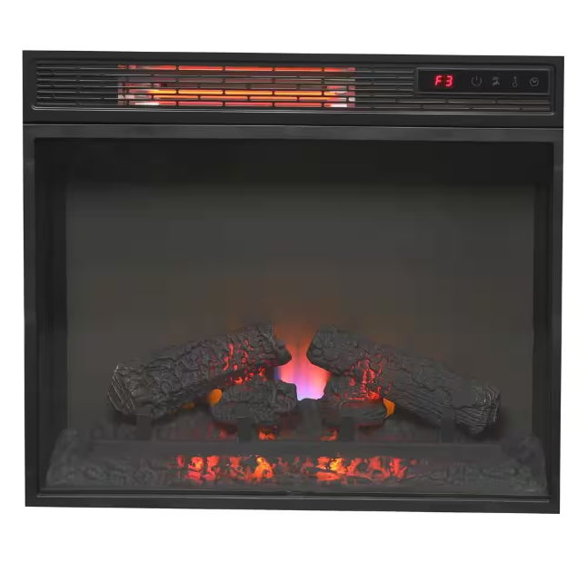 Electric Fireplace TV Stand in Midnight Cherry,Mattingly 60 in. Freestanding Media Console